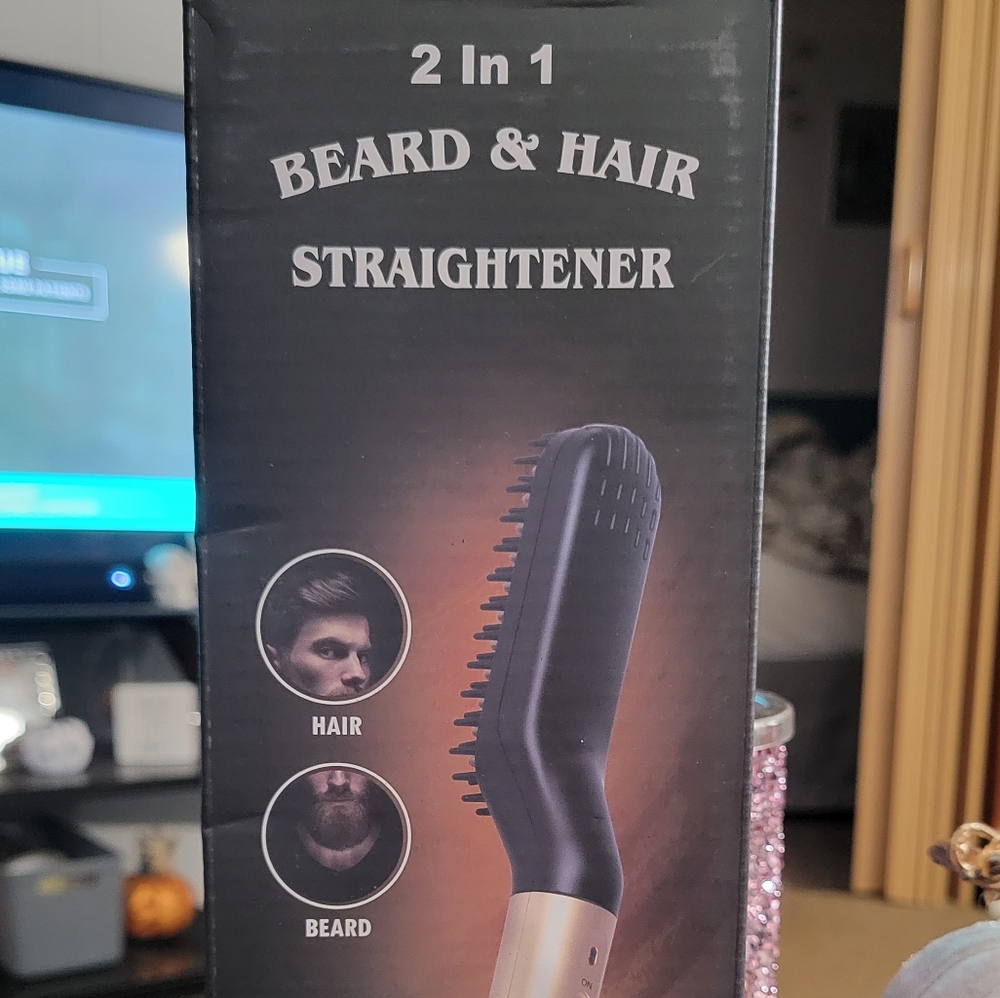 Hair and beard straightner